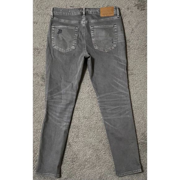COPY - American Eagle Grey Skinny Jeans - Picture 2 of 4